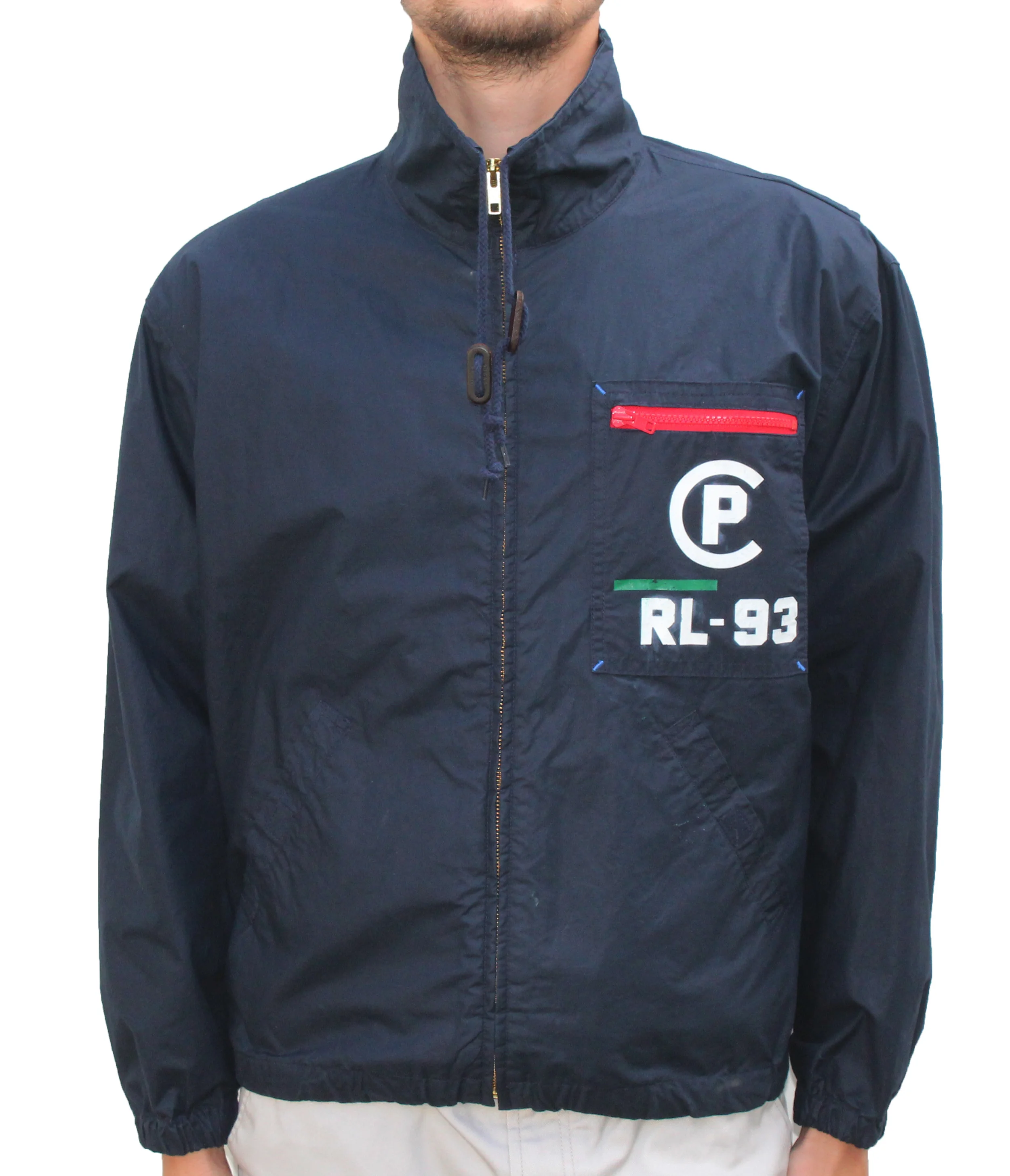 vintage+POLO+RL+93+navy+jacket